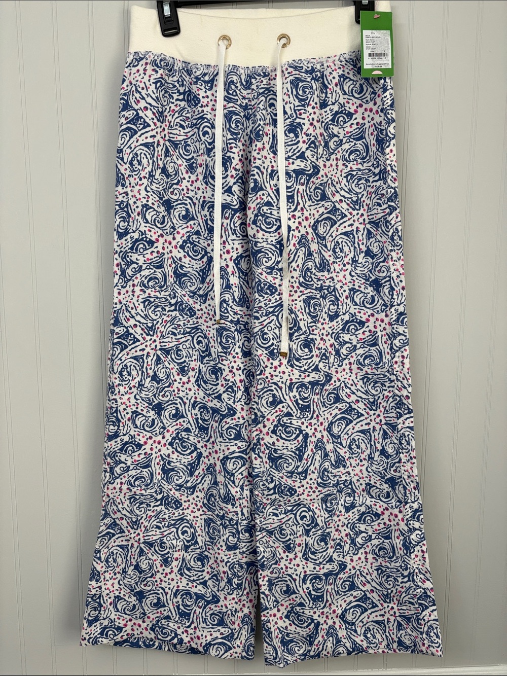New Lilly Pulitzer The Beach Pant Wide Leg Pull On Women Size Small